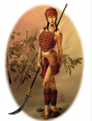 Image used for purposes of critique. Taken from the 3rd edition Dungeons & Dragons Oriental Adventures supplement. 
