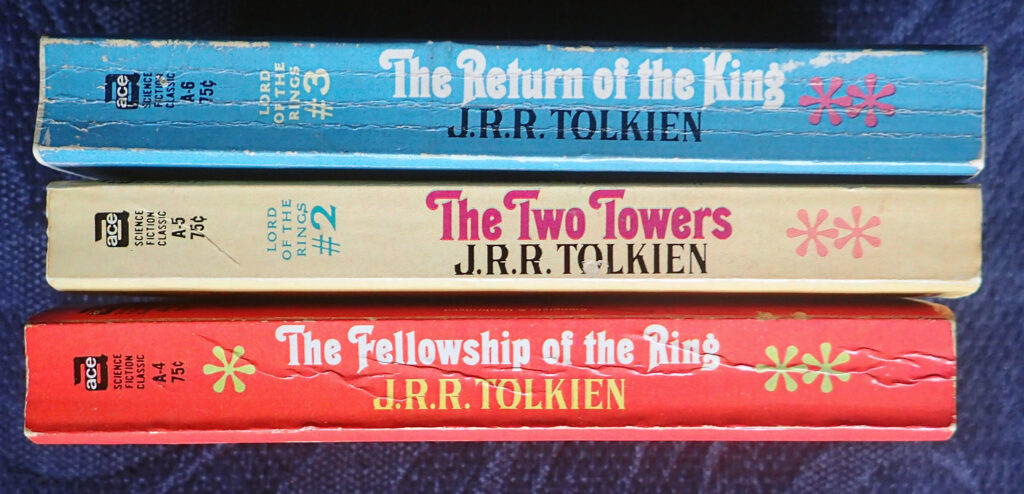The three Lord of the Rings books