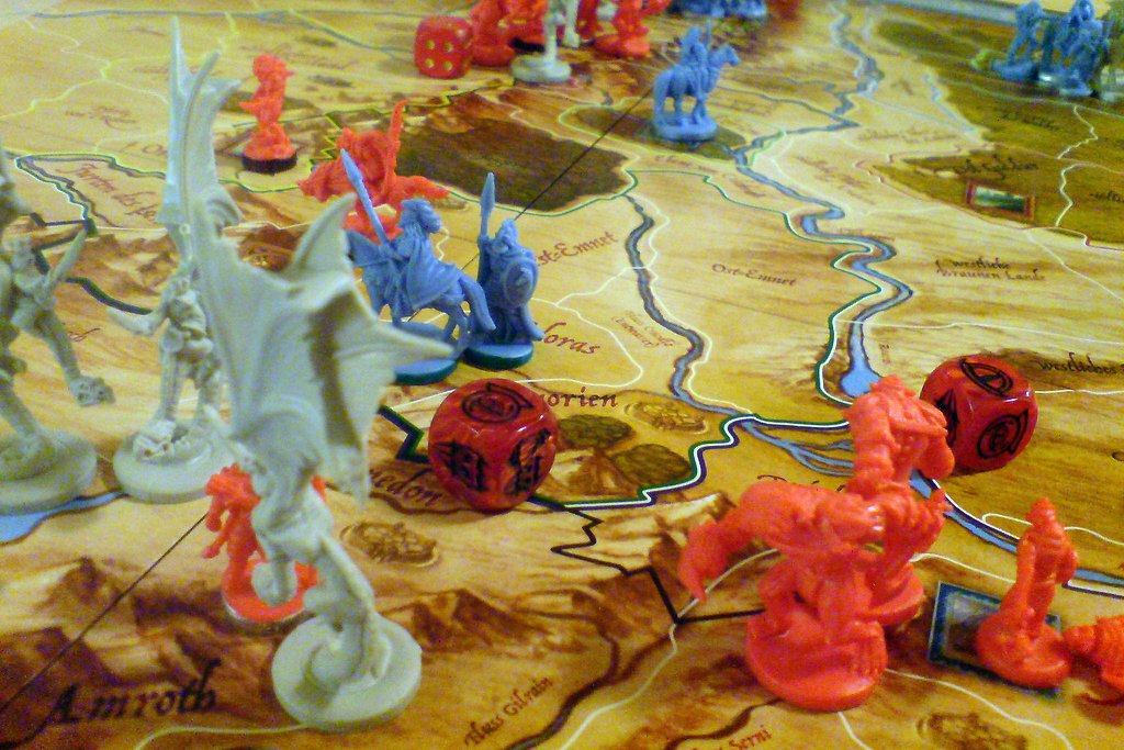 Image of the Lord of the Rings board game